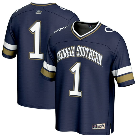 Youth GameDay Greats #1 Blue Georgia Southern Eagles Lightweight Collegiate Football Fashion Jersey