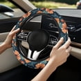 thumbnail image 3 of Uorisanigo Hibiscu Car Wheel Cover for Women Flower Print Car Steering Wheel Protector for SUV Vehicle Sedan Easy to Install Steering Wheel Cover for Winter Novelty Car Decor Gift for Friends, 3 of 8