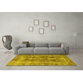 thumbnail image 3 of Ahgly Company Machine Washable Indoor Rectangle Persian Yellow Traditional Area Rugs, 3' x 5', 3 of 4
