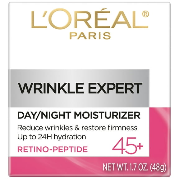 L'Oreal Paris Wrinkle Expert 45 Day and Night Moisturizer, 1.7 oz