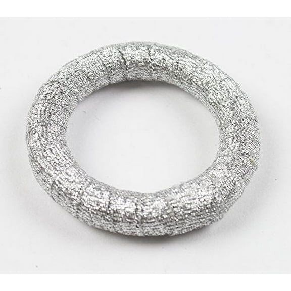 Fennco Styles Handmade Shiny Silver Round Napkin Ring - Set of 4