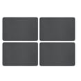 thumbnail image 2 of 4 piezas de tapetes escurridores de platos, bandeja de secado, absorbentes de agua, tapetes escurridores de platos resistentes negro, 2 of 9