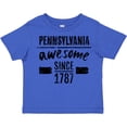thumbnail image 3 of Inktastic Pennsylvania Awesome Since 1787 Boys or Girls Toddler T-Shirt, 3 of 5