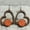 #2, variant on Hollow Wood Heart Baseball Round Geometric Football Earrings Women Sport Jewelry