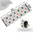thumbnail image 5 of Yayeee Runner Rug for Bedroom 2'x6' Machine Washable Hallway Non Slip Mat, Flowers Geometric Pattern, 5 of 8