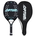 thumbnail image 2 of BATTLE 12K Carbon Fiber Rough Surface Beach Tennis Racket With Cover Bag A, 2 of 5