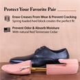thumbnail image 4 of FootFitter Premium Aromatic American Cedar Shoe Trees for Men, Split Toe Block for Adjustable Width, Wide Hook Heel for Easy Removal, Boot & Shoe Trees, 4 of 4