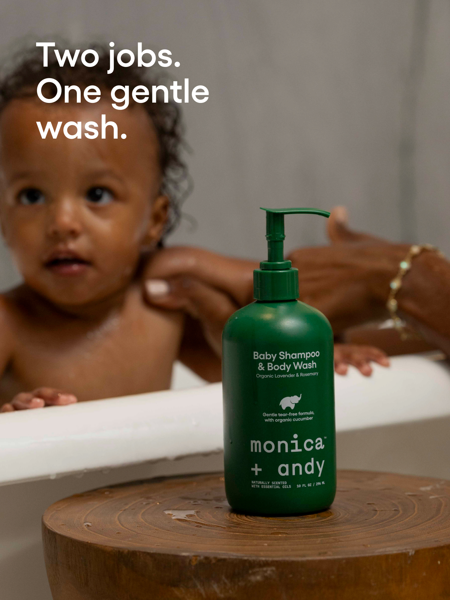 Monica + Andy Lavender & Rosemary 2-in-1 Baby Shampoo & Body Wash, 10 fl oz photo 8