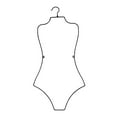 thumbnail image 4 of Percha para traje de baño,Percha para trajes de baño con forma de cuerpo para niños,Perchas para lencería Percha para trajes de baño Percha para trajes de baño,Perchero colgante plegable, 4 of 10