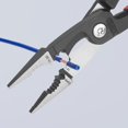 thumbnail image 3 of Knipex Tools 13 82 8 Pince d'Installation Électrique 4 en 1 avec Poignée Confortable, Rouge et Bleu, 3 of 7