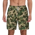 thumbnail image 3 of Uemuo Camouflag Pattern Mens Swim Trunks Quick Dry Board Shorts with Mesh Lining, Stretch Beach Shorts Quick Dry No-Chafing Board Shorts-Medium, 3 of 9