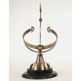 thumbnail image 2 of 8" x 10" x 14.25" Brass Armillary On Wooden Base, 2 of 6