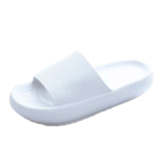 Women's Slipper Couples Solid Shower Room Non Breathable Massage Soft Sole Quick Drying Comfortable Flat Shoes