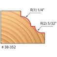 thumbnail image 2 of Perla clásica Router Bit Freud 38-352 de 3,8 cm de diámetro, 2 of 2