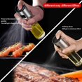 thumbnail image 5 of Clearance Oil Bottle under $5 Multi Purpose Oil Dispenser With Volume Scale Stainless For Olive Oil Vinegar Etc，silver 100 Ml, 5 of 7