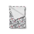 thumbnail image 2 of Poppy Flower Soft Flannel Fleece Throw Blanket, Blooming Floral Design with Abstract Petals and Stems Spring Season Growth, Cozy Plush for Indoor and Outdoor Use, 70" x 90", Multicolor, by Ambesonne, 2 of 6