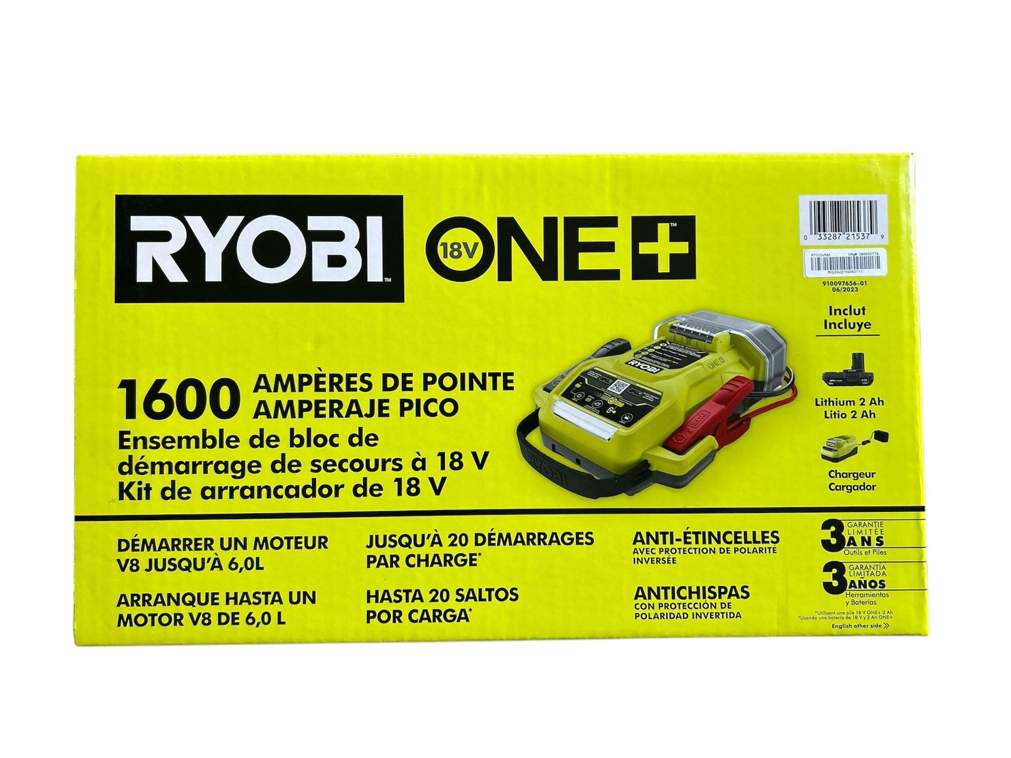 18V ONE JUMP STARTER