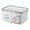 🍒 Blue_Base#3000, variant on Fruit and Vegetable Storage Containers for Fridge with Drain Basket and Airtight Lid, Produce Organizer Bin for Fresh Food Storage