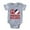 Heather Grey, variant on CafePress - FIN Peace Love French Bulldog FLAG Baby Football B - Cute Infant Baby Football Bodysuit