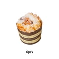 thumbnail image 4 of Bearachild 6 piezas de panadería PU Cupcake Artificial fiesta banquete exposición simulación realista Cupcakes Prop decoración de Kits de decoración para fiestas, 4 of 6
