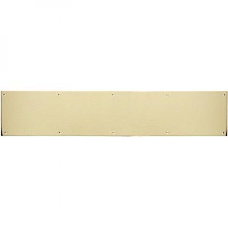 Brass Finish Kick Plates - BRASS Accents A09-P0628-628MAG 28 x 6 Magnetic Mount Kick Plate, Polished Brass/Aluminum Finish