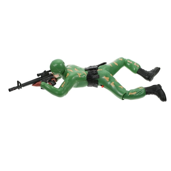 EXHUMKY Electric Crawling Soldier Toy for Kids - Interactive Indoor Plaything for Boys and Girls