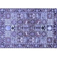 thumbnail image 1 of Ahgly Company Indoor Rectangle Persian Blue Traditional Area Rugs, 2' x 3', 1 of 4