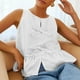 thumbnail image 5 of Chaqueta deportiva,Blusa sin mangas con lazo de color liso para mujer, cuello redondo, poliéster, informal, para uso diario, sopatenor, 5 of 9