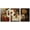 WHITE, variant on wall26 - World MAPE Made from Spices - Framed Canvas Art Wall Art - 24"x36"x3 BLACK