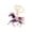 Purple, variant on Horse Shape Keychain and Bag Charm - Equestrian Design Key Fob for Car Keys and Purse Accessory, Durable and Portable Gift for Enthusiasts