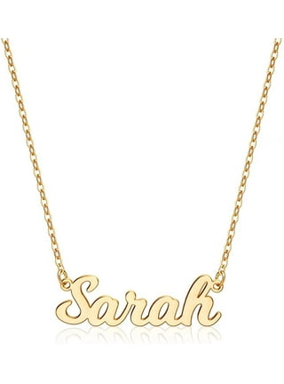14k gold 2024 name necklace walmart