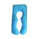 thumbnail image 1 of Almohada para maternidad suave, Azul Turquesa tipo Burbuja LUNICS ®, 1 of 4