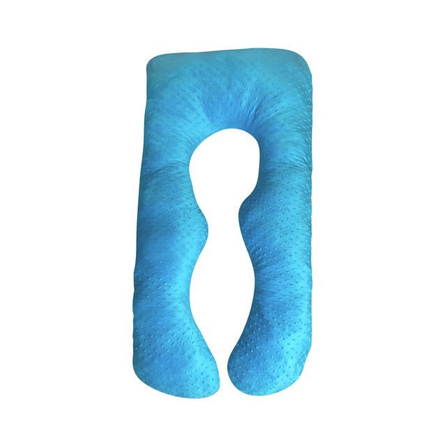 Almohada para maternidad suave, Azul Turquesa tipo Burbuja LUNICS ®
