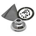 thumbnail image 1 of Vertical Shift or Emergency Brake Grey Boot, Black Ring & Cap, 1 of 1