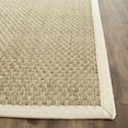 thumbnail image 4 of SAFAVIEH Natural Fiber Arbor Bordered Runner Rug, Natural/Ivory, 2'6" x 20', 4 of 13