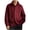 06# Red, variant on IhhxPro Men's Cable Knit Cardigan High Neck Long Sleeve Button Front Sweater with Pockets Retro Pullover for Cold Weather Layering M-4XL