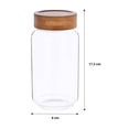 thumbnail image 3 of Frasco Hometrends de Vidrio con Tapa de Bambú para Almacenamiento de Alimentos de 800 ml., 3 of 4