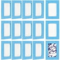 thumbnail image 1 of 15 piezas de tablero rectangular de fieltro para diseño de cuentas, 3 x 5 cm, azul cielo, ideal para bisutería y manualidades (8 mm de grosor)., 1 of 9