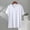 2 - White, variant on Aobny Plain Men Shirts Oversized Modal T-Shirts Crew Neck Short Sleeve Big & Tall Mens T Shirts,Black,L