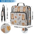 thumbnail image 2 of FORMRS Zipper Binder with Shoulder Strap 2-inch Ring 500 Sheet Capacity File Bag, Brown Cartoon Bears, 2 of 5