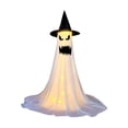 thumbnail image 1 of Fantasma de tela blanca iluminado para decoración de Halloween, ideal para interiores y exteriores. Estilo C, 1 of 9