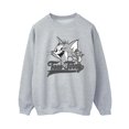 thumbnail image 1 of Tom And Jerry Womens Greyscale Square Sweatshirt, 1 of 1