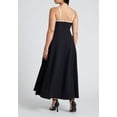thumbnail image 2 of ELOQUII Women's Plus Size Bow Straps Maxi Flare Dress, 2 of 4