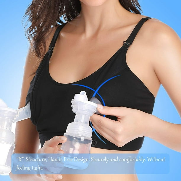 Hands Free Pumping Bra, Breastfeeding Bra, Nursing Bra, Adjustable  Breastfeeding Bra for Holding Breast Pumps Like Medela, Spectra, Lansinoh,  Philips