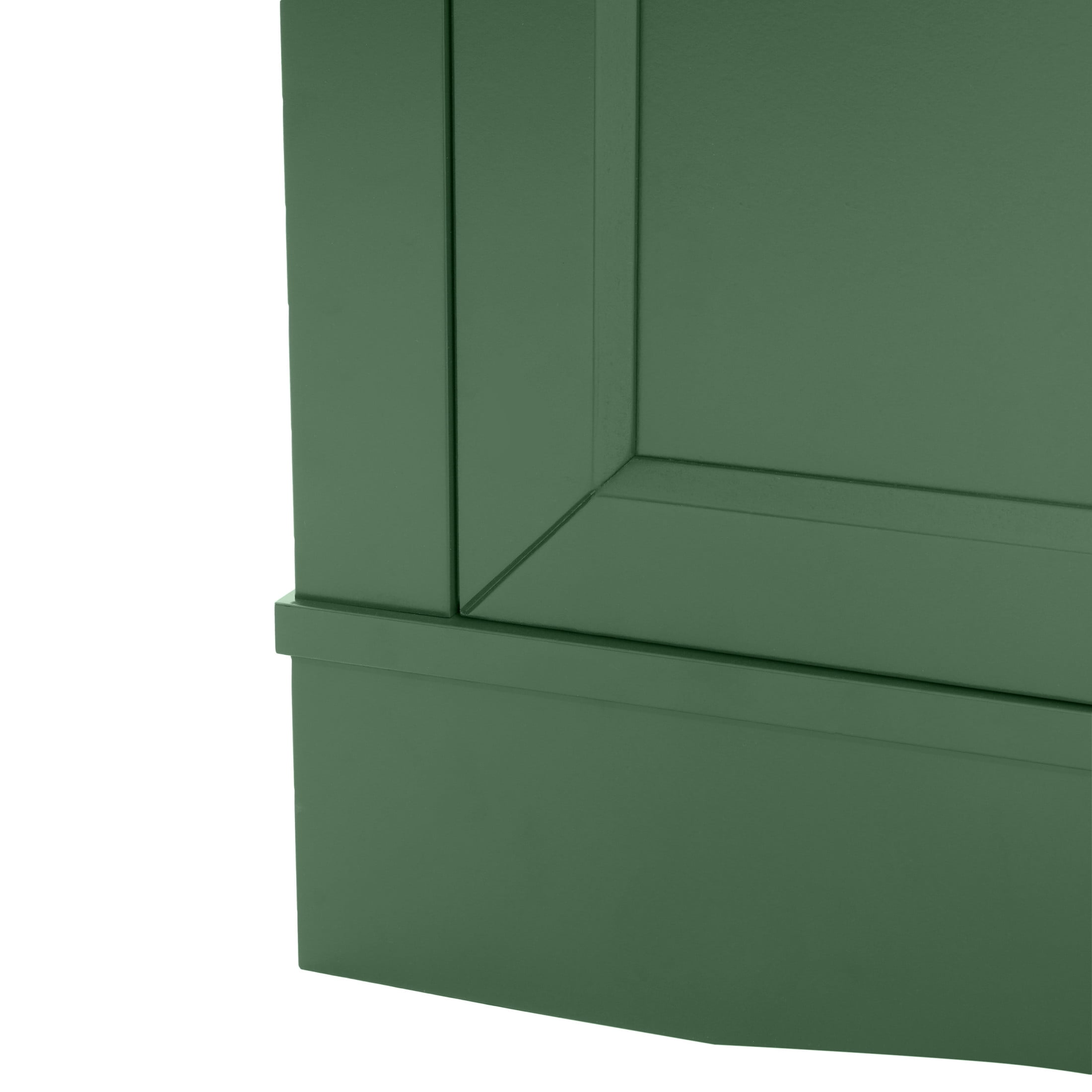 Christopher Knight Home 67" Modern TV Stand Console, Cabinet with Glass Doors, Storage Drawers, Green
