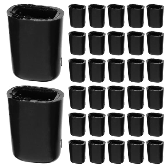 LEDMOMO 30pcs Sink Rack Feet Scratch Protection PVC Black Kitchen Sink Rack Replacement Accessories