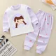 thumbnail image 2 of Nueva ropa para niños, conjunto de ropa interior de estilo primavera y otoño, ropa de hogar para bebés, ropa de dormir informal, Material suave y cómodo, 2 of 5