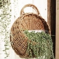 thumbnail image 3 of POINTERTECK Willow Woven Flower Basket Flowerpot Flower Wall Hanging Rattan Hanging Basket Hanging Rattan Wall Hanging Flower Basket, 3 of 8