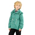 thumbnail image 2 of Akiihool Jacket for Girl Girls Jacket Casual Button Down Full-Zip Jacket (Blue 7-8 Years), 2 of 3