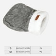 thumbnail image 4 of Plush Pet Sleeping Bag Bed for Indoor Cats and Small Puppies, 360 Windproof Warm Burrow Cave with Foldable Mat, Brown Grey 17.3x14.6 and 21.3x17.7 Inch for Travel Crate Car Seat, 4 of 10